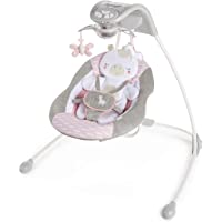 Los mejores  - Ingenuity- Flora the Unicorn- Columpio con Móvil Eléctrico y Luces